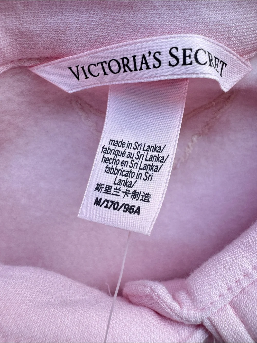 Victoria’s Secret Luxe Modal Fleece Shacket Jacket Pink NWT Medium - Picture 9 of 12